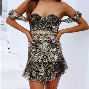 Xenia Sparkle Byzantine Homecoming Dress
